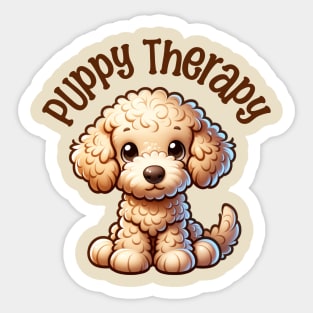 Puppy Therapy Sticker